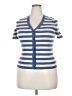 Levi's 100% Polyester Blue Short Sleeve Top Size XXL - photo 1