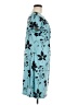 Unbranded Print Teal Casual Dress Size M - photo 4