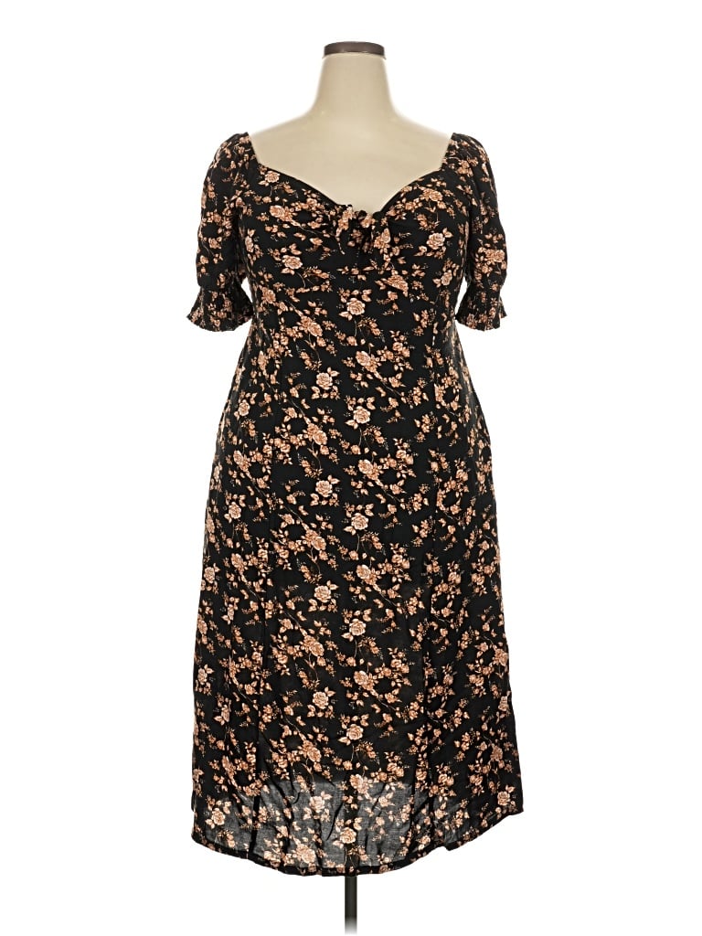 Pre-owned Maurices Casual Dress In Black