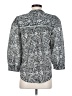 Amour Vert 100% Cotton Paisley Gray 3/4 Sleeve Blouse Size XS - photo 2