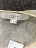 Ann Taylor LOFT 100% Polyester Ivory Long Sleeve Blouse Size L - photo 7