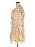 Cato 100% Polyester Print Yellow Casual Dress Size XL - photo 5