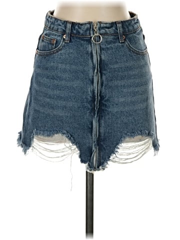 Dance & Marvel Denim Skirt (view 1)