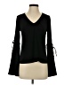 Express Black Long Sleeve Blouse Size XS - photo 1