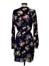 Lulus 100% Polyester Floral Blue Casual Dress Size S - photo 2
