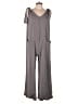 Assorted Brands Solid Gray Jumpsuit Size L - photo 1