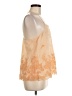 Eloise Orange Sleeveless Blouse Size M - photo 4