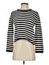 A New Day 100% Cotton Stripes Silver Pullover Sweater Size XS - photo 1