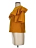 Whit 100% Wool Yellow Short Sleeve Top Size S - photo 5