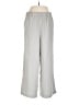 H&M 100% Polyester Solid Gray Casual Pants Size 8 - photo 1