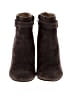 Elaine Turner 100% Leather Brown Ankle Boots Size 7 - photo 2