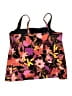 Lands' End Floral Black Swimsuit Top Size M (estimated) - photo 2