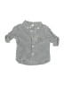 Gap 100% Cotton Checkered-gingham Blue 3/4 Sleeve Button-Down Shirt Size 12-18 mo - photo 1