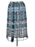 Motto 100% Polyester Print Blue Casual Skirt Size 3X (petite) - photo 2