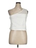 Express White Sleeveless Blouse Size XL - photo 1