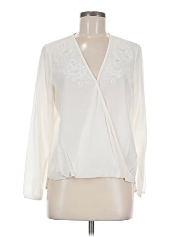 Dylan Gray Long Sleeve Silk Top (view 1)