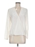 Dylan Gray 100% Silk Ivory Long Sleeve Silk Top Size M - photo 1