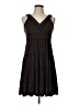 Spense Brown Casual Dress Size L (petite) - photo 1