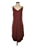 Gentle Fawn Solid Burgundy Casual Dress Size XS - photo 1