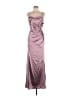 Unbranded 100% Polyester Solid Purple Cocktail Dress Size 10 - photo 1
