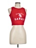 Shein Red Sleeveless T-Shirt Size L - photo 1