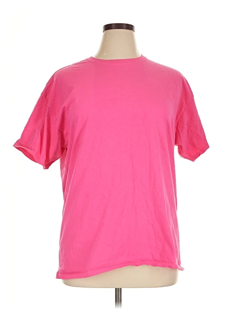 Pre-owned Athletic Works Short Sleeve T-shirt In Pink