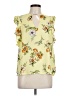 Crescent & Willough 100% Polyester Yellow Sleeveless Blouse Size L - photo 1
