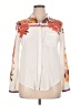 Desigual Floral Ivory White Long Sleeve Blouse Size XL - photo 1