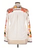 Desigual Floral Ivory White Long Sleeve Blouse Size XL - photo 2