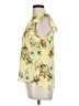 Crescent & Willough 100% Polyester Yellow Sleeveless Blouse Size L - photo 5