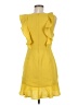 BCBGMAXAZRIA 100% Polyester Solid Yellow Cocktail Dress Size 6 - photo 2
