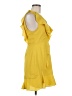 BCBGMAXAZRIA 100% Polyester Solid Yellow Cocktail Dress Size 6 - photo 4