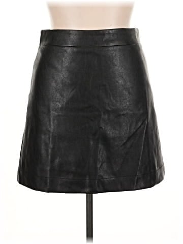J.Crew Factory Store Faux Leather Skirt (view 1)