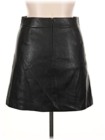 J.Crew Factory Store Faux Leather Skirt (view 2)