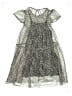 Zara Animal Print Gray Dress Size 10 - photo 1