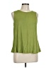 Liverpool Los Angeles Green Sleeveless T-Shirt Size Lg Petite - photo 1