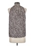A.L.C. 100% Silk Silver Sleeveless Silk Top Size 8 - photo 2