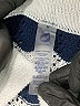 Lou & Grey Chevron-herringbone Blue Short Sleeve Blouse Size M - photo 7