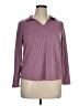 Unbranded Purple Long Sleeve Blouse Size 0X - photo 1