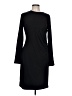 Vince. Solid Black Casual Dress Size L - photo 1