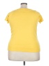 Rafaella 100% Cotton Yellow Short Sleeve Top Size 3X - photo 2