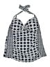 Merona Print Blue Swimsuit Top Size L - photo 1