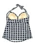 Merona Print Blue Swimsuit Top Size L - photo 2