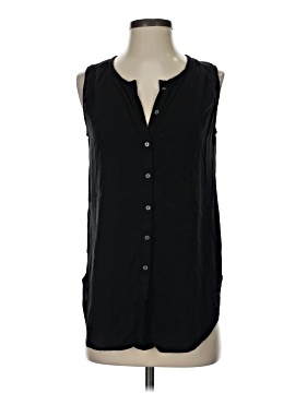 Ann Taylor Loft Sleeveless Button Down Shirt