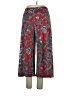 Coco Bianco Paisley Red Casual Pants Size L - photo 2