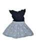 Crewcuts 100% Cotton Blue Dress Size 4 - photo 2