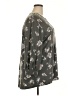 wonderly Floral Gray 3/4 Sleeve Blouse Size XXL - photo 4