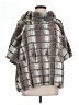 Sharon Young 100% Polyester Gray Poncho Size L - photo 1