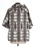Sharon Young 100% Polyester Gray Poncho Size L - photo 2