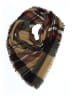Unbranded Plaid Brown Scarf One size - photo 1